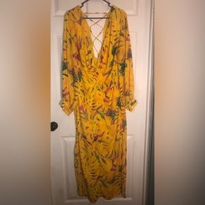 - - 3X maxi long sleeve lightweight  boho  , festival dress, excellent con…